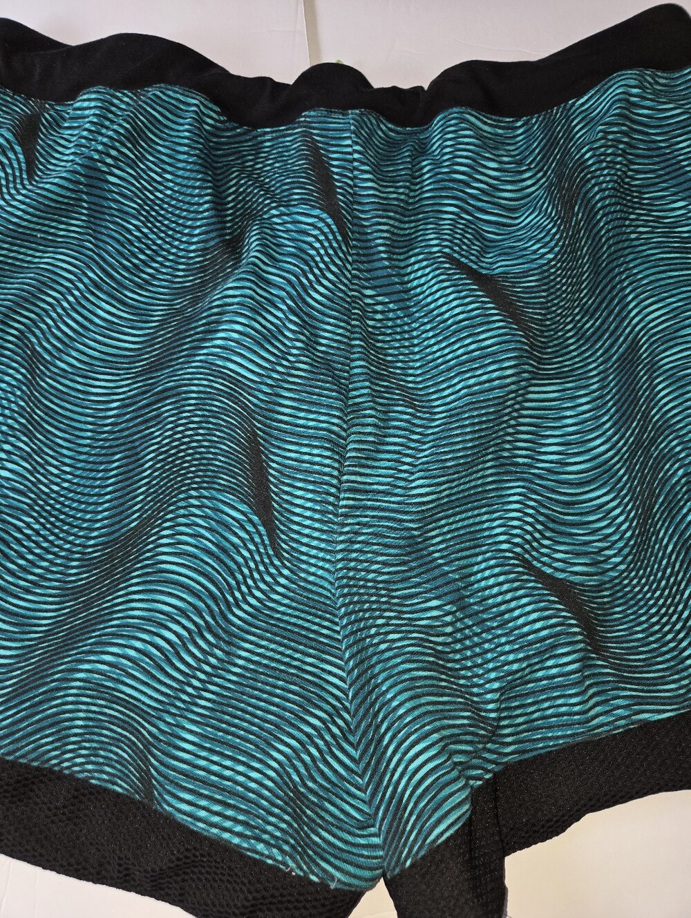 ActiveZone Athletic Shorts – Size 1X – Teal Wave Print - Picture 12 of 12